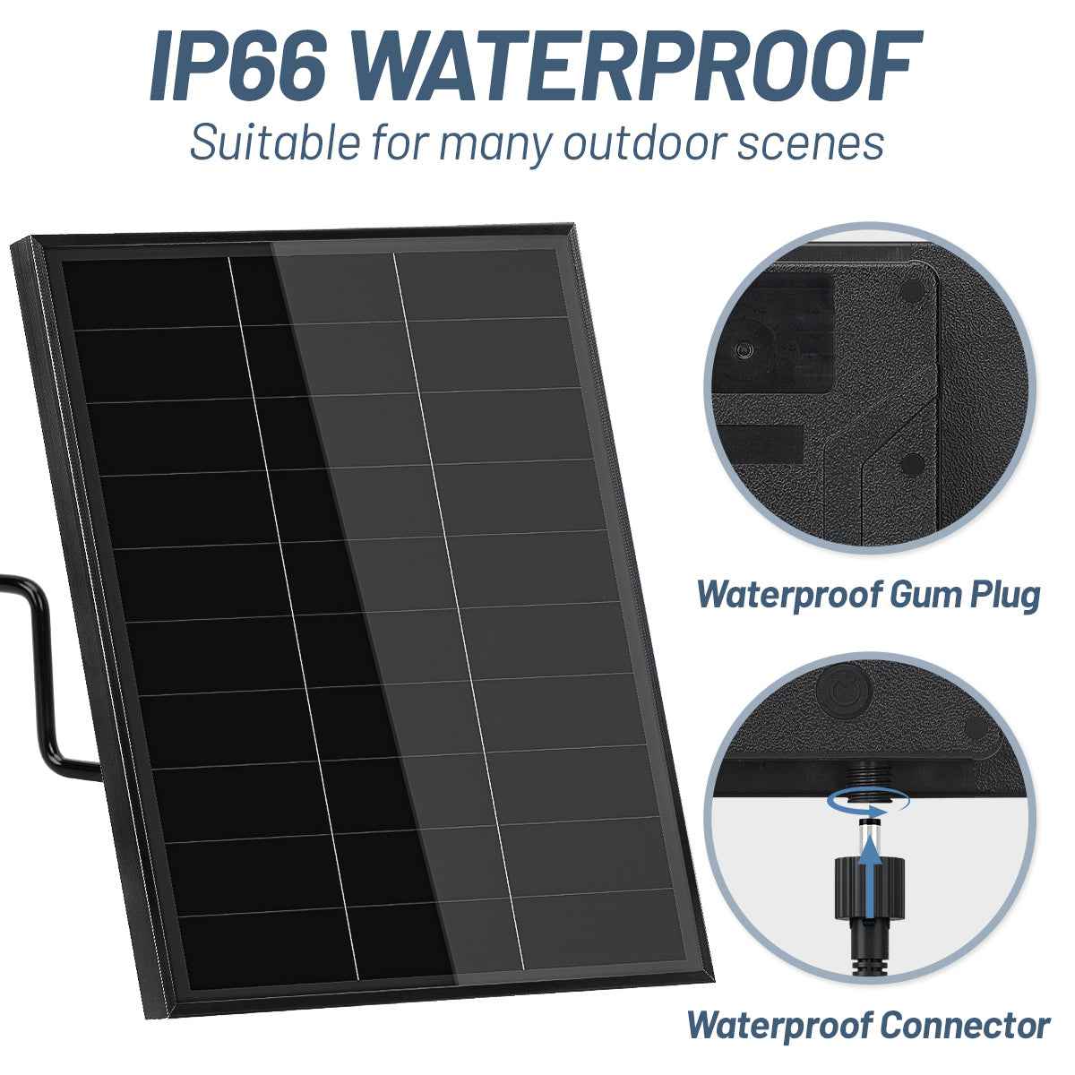 D20 - 6 PRO Solar Panel With Built In Battery Kit