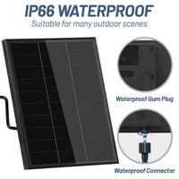 D20 - 6 PRO Solar Panel With Built In Battery Kit